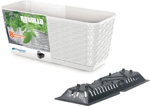 Вазон Prosperplast Ratolla DRL500PW-S449 (белый)