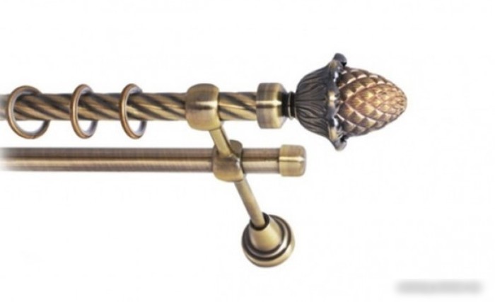 Наконечник для карниза Lm Decor YF032 Шишка 16мм (антик)