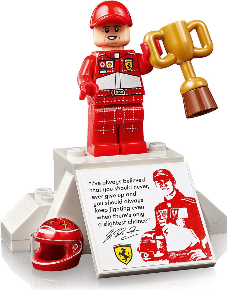 Конструктор LEGO Icons 11375 Ferrari F2004 & Michael Schumacher