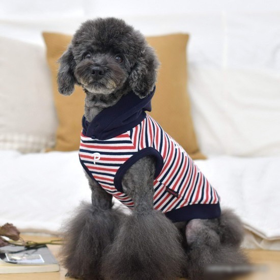 Футболка Puppia Skipper PAUA-TS1812-NY-L (L, синий)