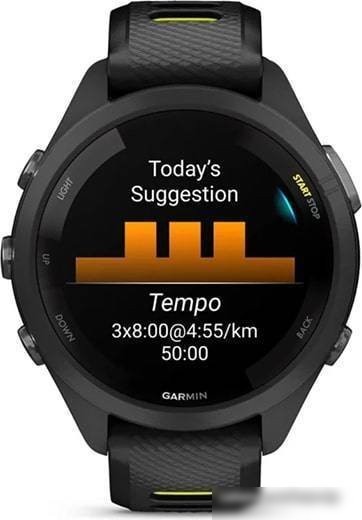 Умные часы Garmin Forerunner 265S (черный/желтый)