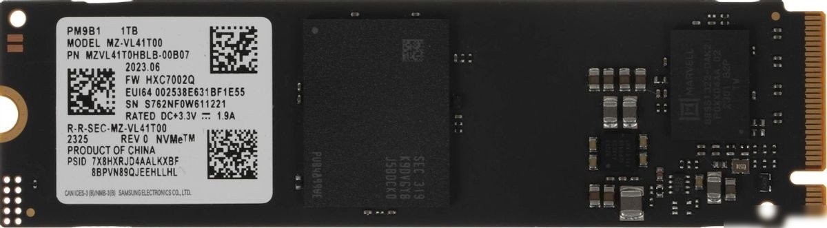 SSD Samsung PM9B1 1TB MZVL41T0HBLB-00B07