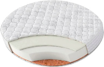 Матрасик BamBola Round Holo Kokos 8 75x75x8