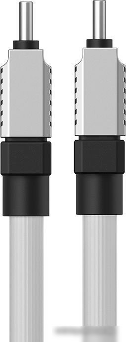 Кабель Baseus CoolPlay Series USB Type-C - USB Type-C (1 м, белый)