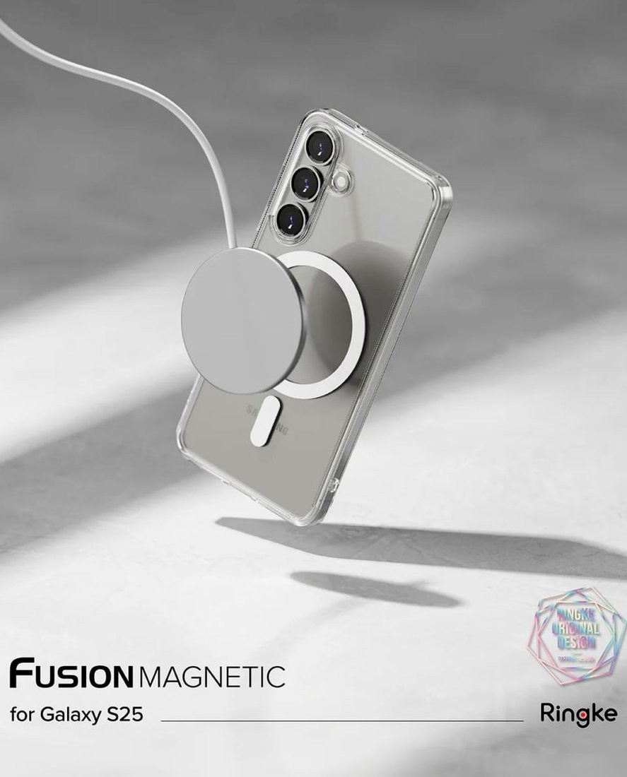Чехол для телефона Ringke Fusion Magnetic для Galaxy S25 Clear