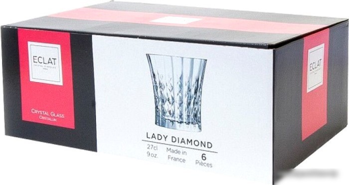 Набор стаканов для виски Eclat Lady Diamond L9747