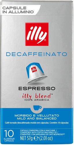 Кофе в капсулах ILLY Decaffeinato 10 шт