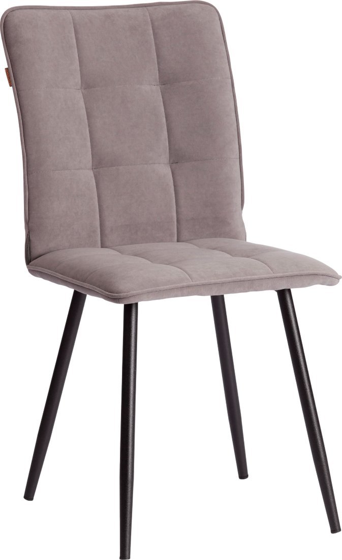 Стул TetChair Bari LT флок (серый/черный)