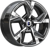 Литые диски K&K Кайан 18x7.5" 5x110мм DIA 65.1мм ET 37мм Алмаз черный