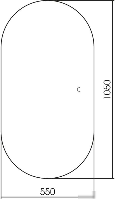 Зеркало Abber Kontur AG6302S