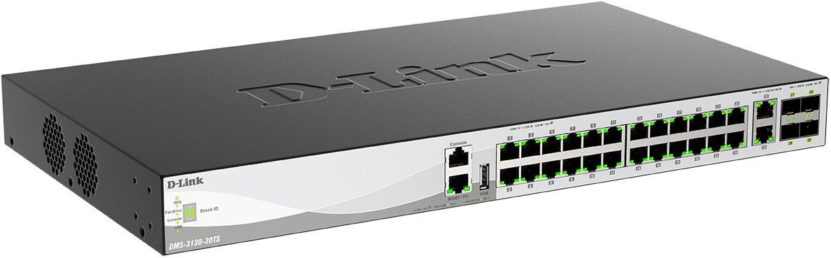 Управляемый коммутатор 3-го уровня D-Link DMS-3130-30TS/A1A