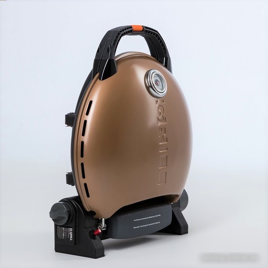 Портативный газовый гриль O-grill 700T (золотистый)