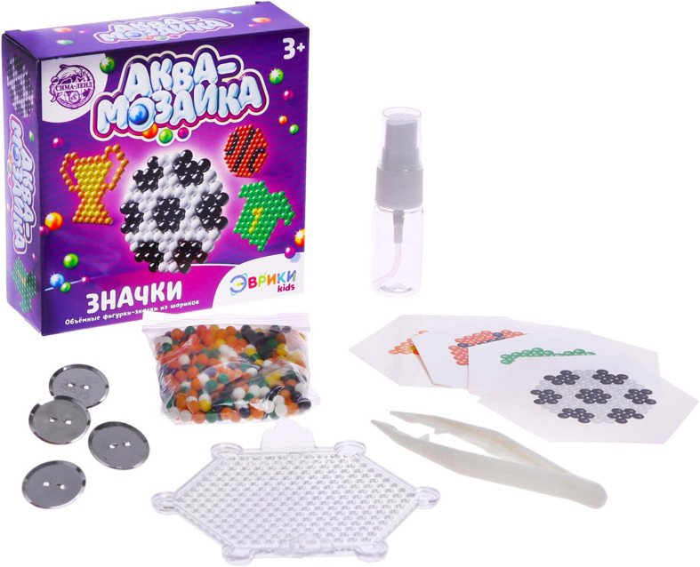 Развивающая игрушка Эврики Аквамозаика. Значки. Спорт 3794468