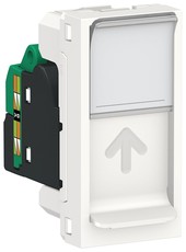 Розетка компьютерная Schneider Electric NU341018, белый