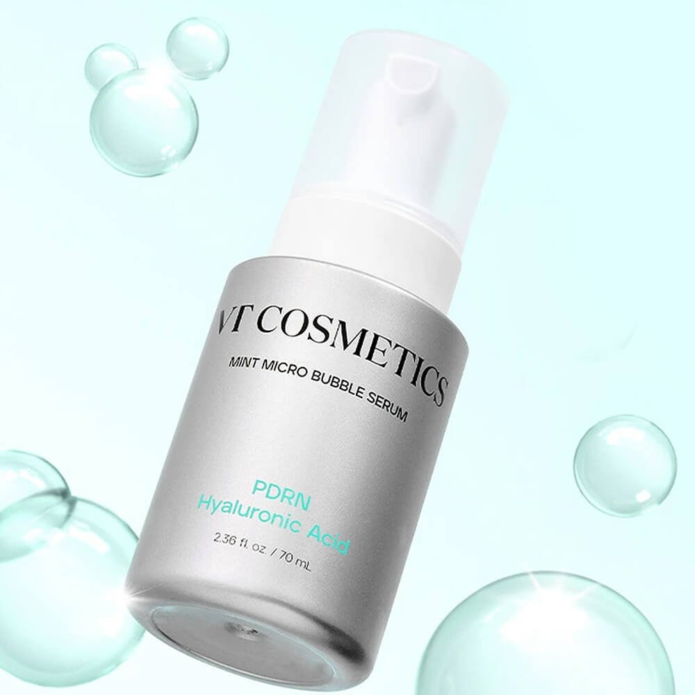Vt Cosmetics PDRN Hyaluronic Acid Mint Micro Bubble Serum (70 мл)