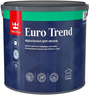 Краска Tikkurila Euro Trend 3 0.9 л (база А, матовая)