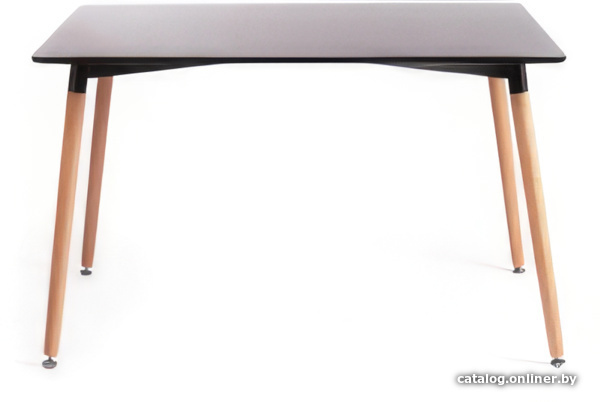 Кухонный стол TetChair John 120x80x75 (черный/натуральный)