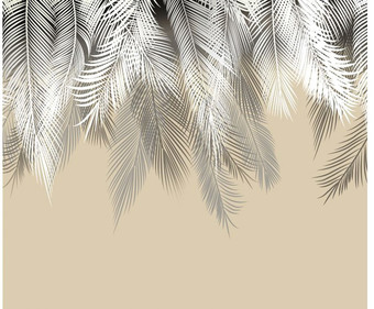 Фотообои Citydecor Пальмовые листья кашемир 300x260