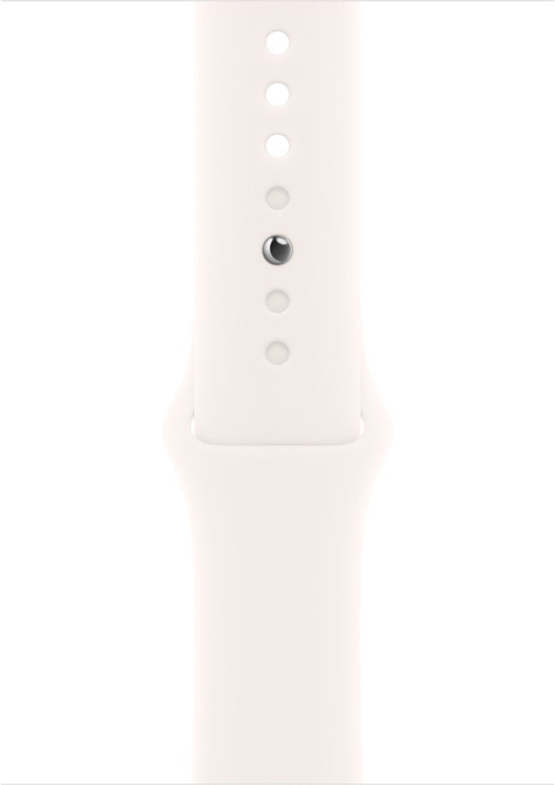 Умные часы Apple Watch Series 11 46 мм (алюминиевый корпус, розовое золото/легкие румяна, спортивный силиконовый ремешок M/L)