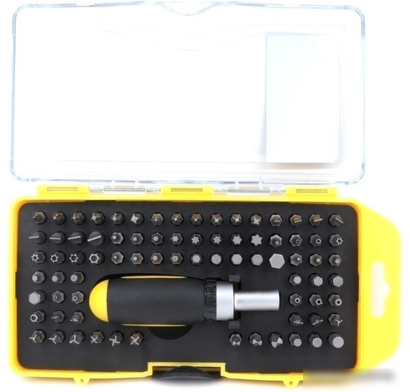 Набор отвертка с битами Cablexpert TK-SD-371 (79 предметов)