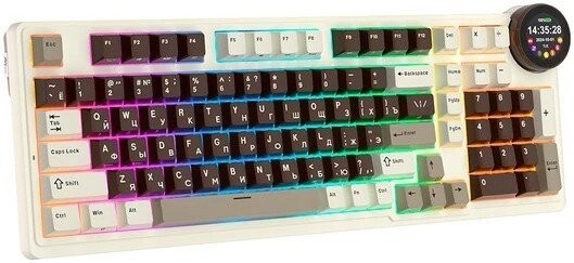 Клавиатура Royal Kludge N99 Mokko Grey (RK Violet)