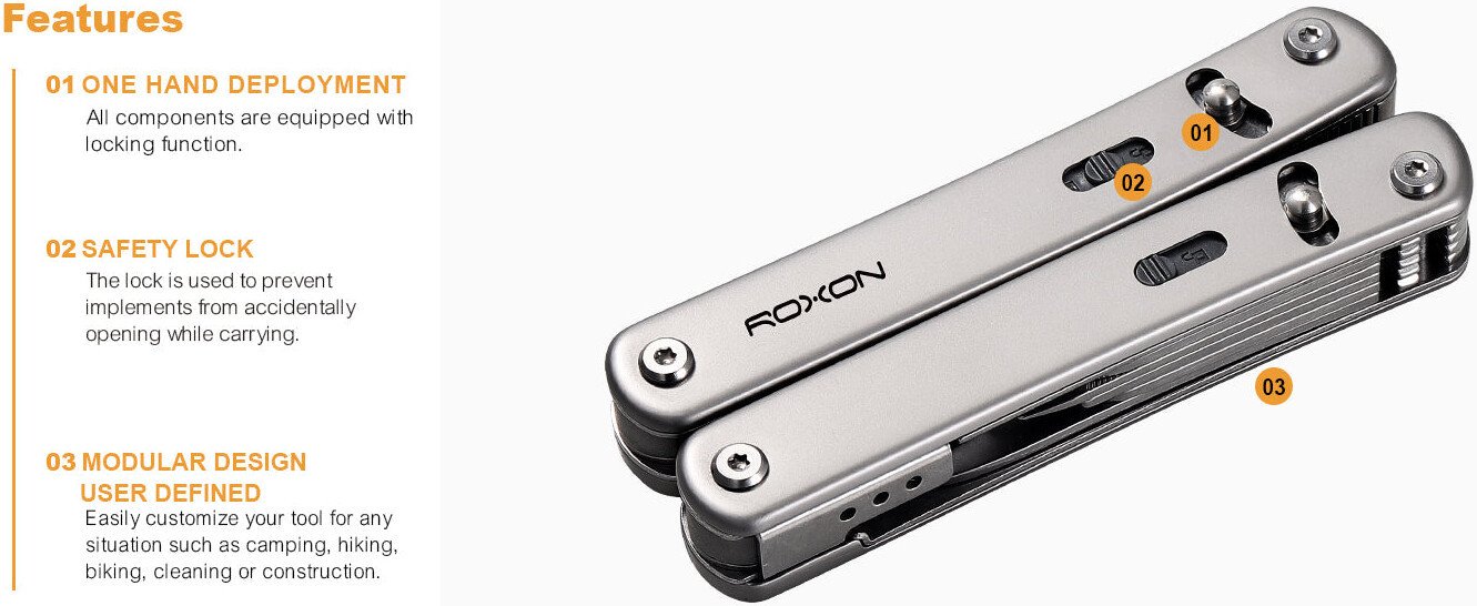 Мультитул Roxon Flex S804G