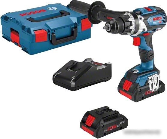 Дрель-шуруповерт Bosch GSR 18V-110 C Professional 06019G010C (с 2-мя АКБ, кейс) Дрель-шуруповерт Bosch GSR 18V-110 C Professional 06019G010C (с 2-мя АКБ, кейс)