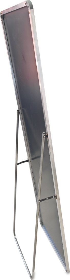 Зеркало Saniteco L-aluminum 160x50 (серебристый)