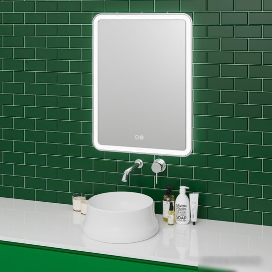 Мебель для ванных комнат Grossman Зеркало Leo LED 70x80 167080