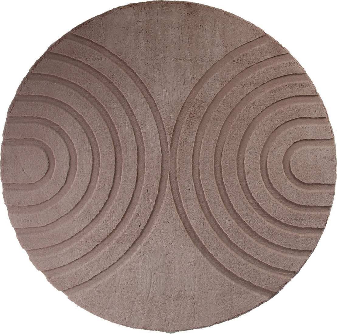 Ковер для жилой комнаты Pixel Rabbit Carving PX4005-DAIRE-BROWN-BROWN (1.6x1.6)
