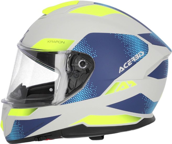 Мотошлем Acerbis Krapon 22-06 0024663.288.069 (XXL, серый/синий)