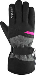 Горнолыжные перчатки Reusch Helena R-TEX XT 6331213-7771 (р-р 6.5, Blck/Blck Melang/Pink Glo)