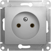 Розетка Schneider Electric Glossa GSL000341 (алюминий)