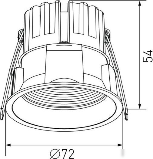 Точечный светильник DesignLed DL-RE1202-WH-NW 020295