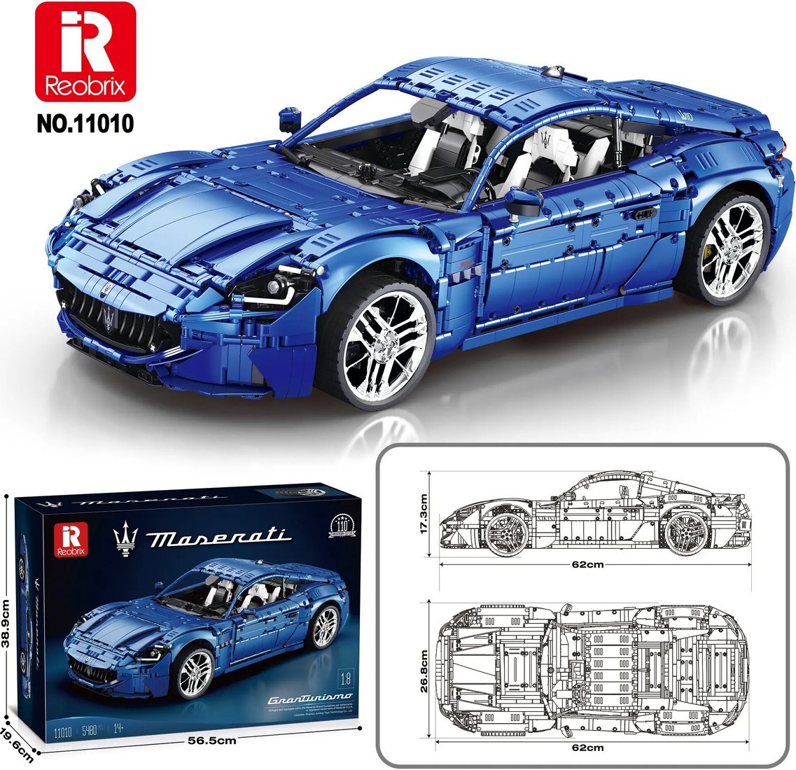 Конструктор Reobrix Maserati GranTurismo 11010