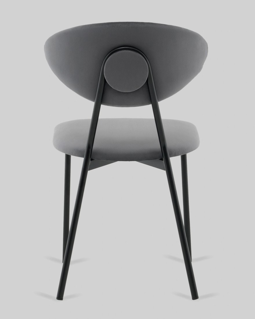 Стул Stool Group Квинси vd-kvinsy-b27 (велюр темно-серый)