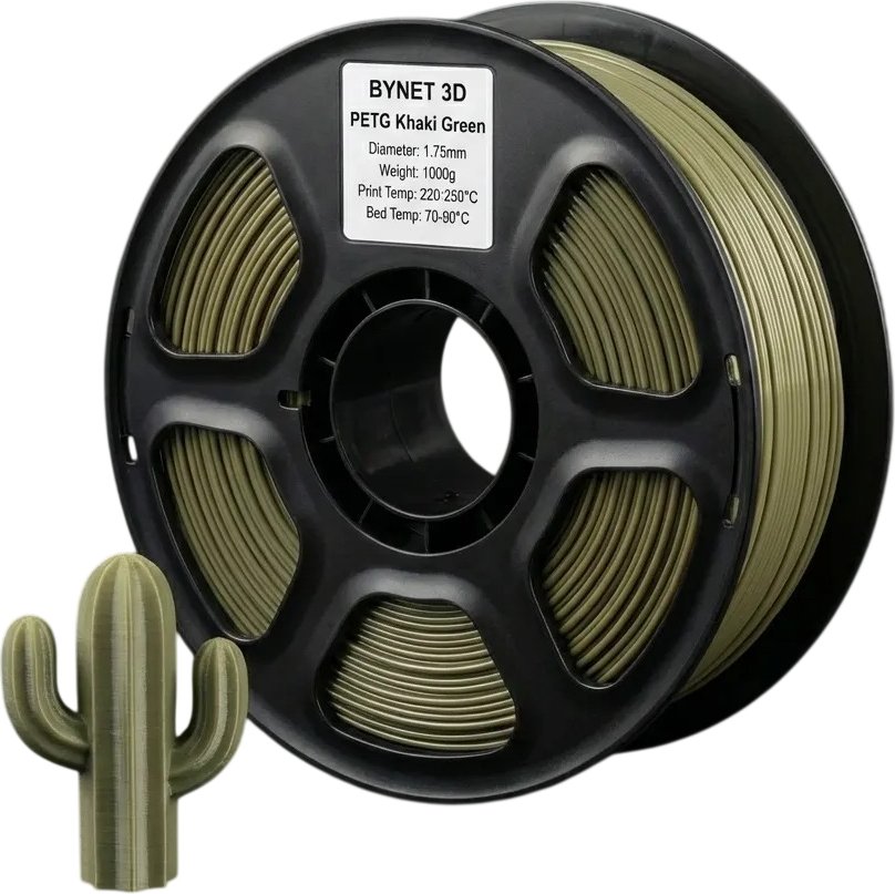 Филамент BYNET3D PETG BN_PETG0_KGN (Khaki Green)