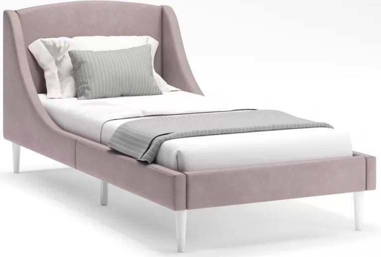 Кровать MONOFIX Лотти 90x200 (микровелюр/капучино)