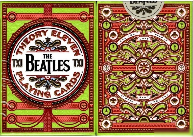 Карточная игра Theory11 The Beatles Green T1155