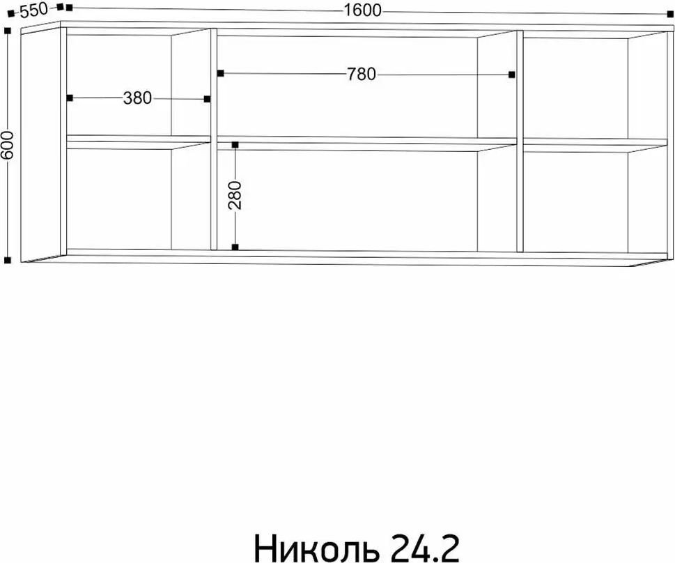 Антресоль Ивару Николь 24.2 (кашемир)