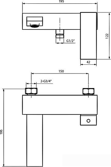Смеситель Ahti Rauma RM405001