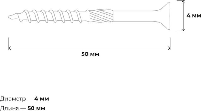 Саморез Gigant Конструкционный 123820 (200шт)