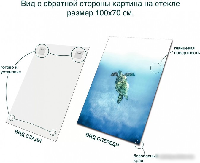 Картина Stamprint Всплыв AN023 (100x70)