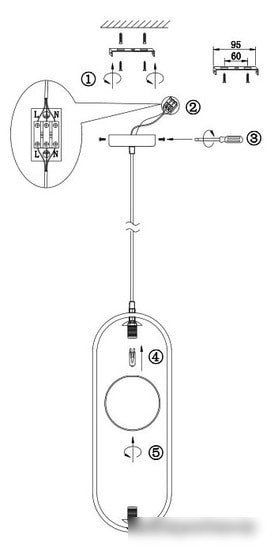 Подвесная люстра Maytoni Ring MOD013PL-02B