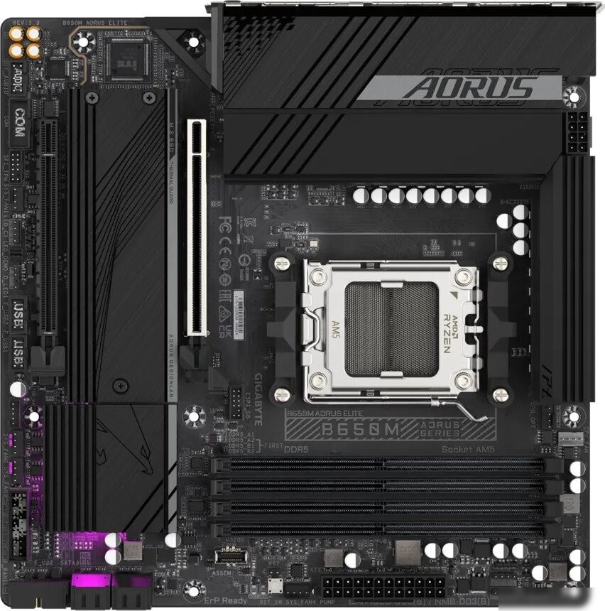 Материнская плата Gigabyte B650M Aorus Elite (rev. 1.3)