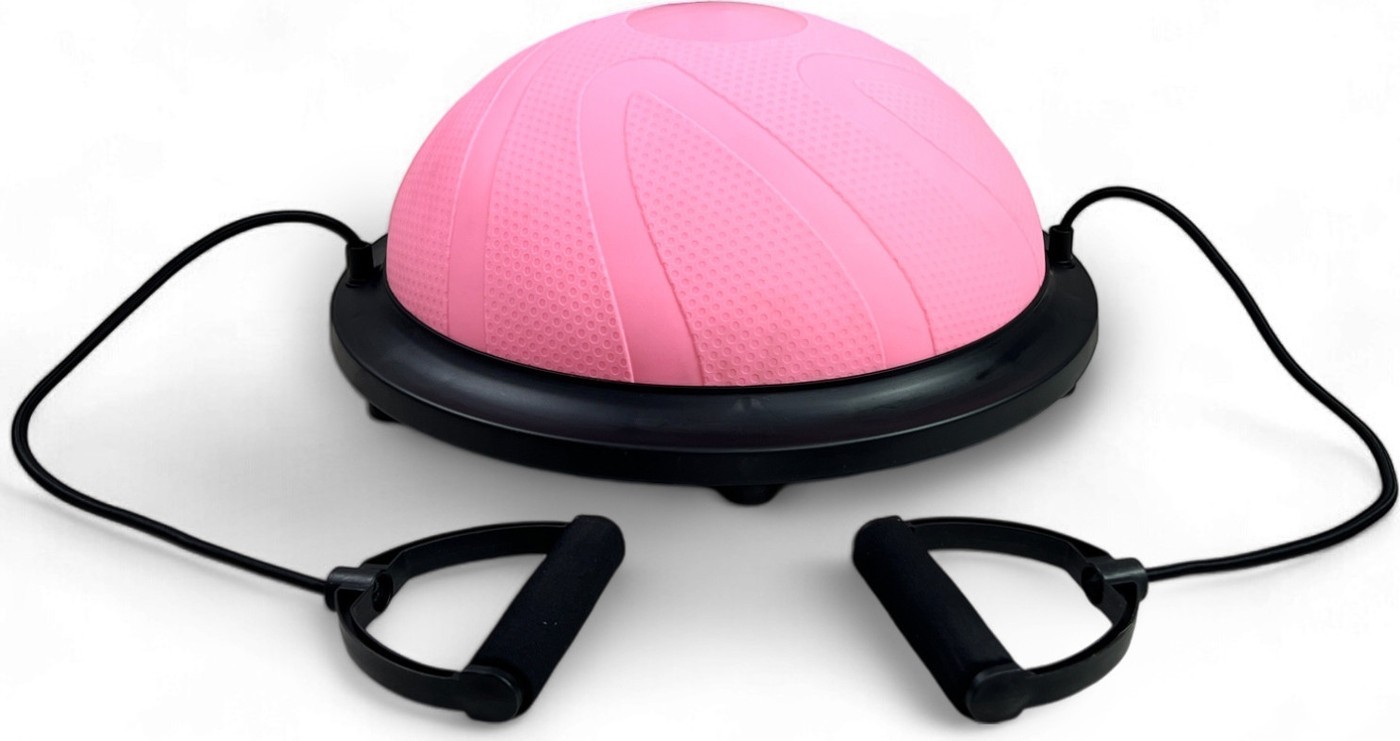 Балансир Calviano Bosu Ball 46 см (розовый)
