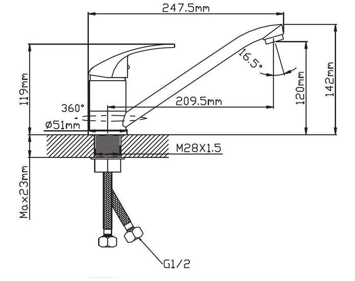 Смеситель Cronwil CD040-49
