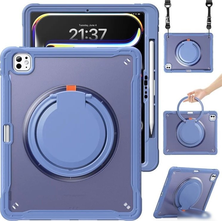 Чехол для планшета G-Case iPad Air 13 2024 6602007235G (лавандово-серый)