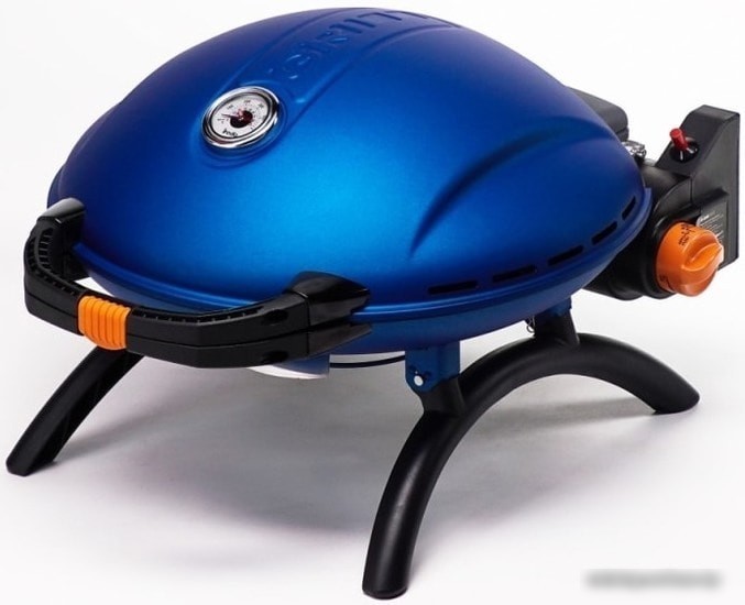 Портативный газовый гриль O-grill 800T (синий)
