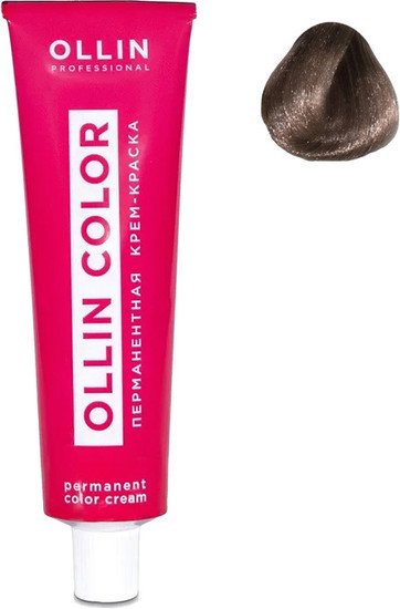 Крем-краска Ollin Professional Color перманентная 7/1 русый пепельный 60 мл